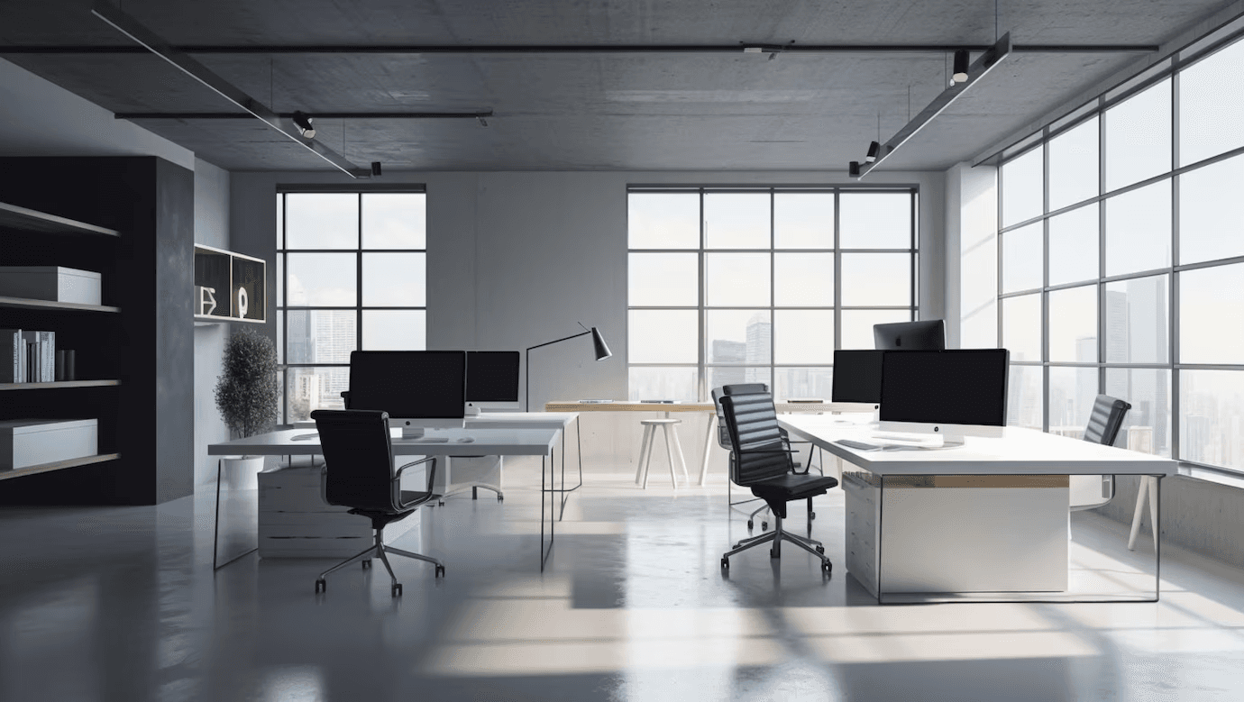 Modern commercial office interior
