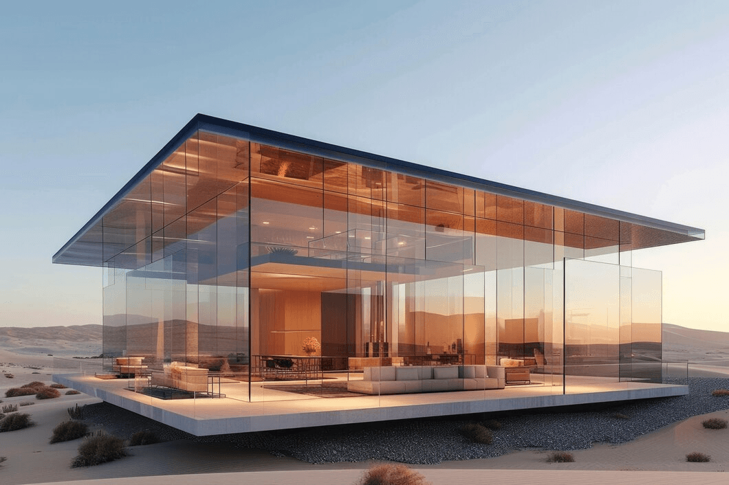 Conceptual contemporary residential architecture